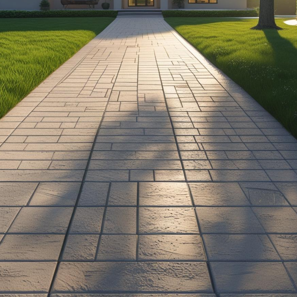 Driveway Concrete Paved in Heswall